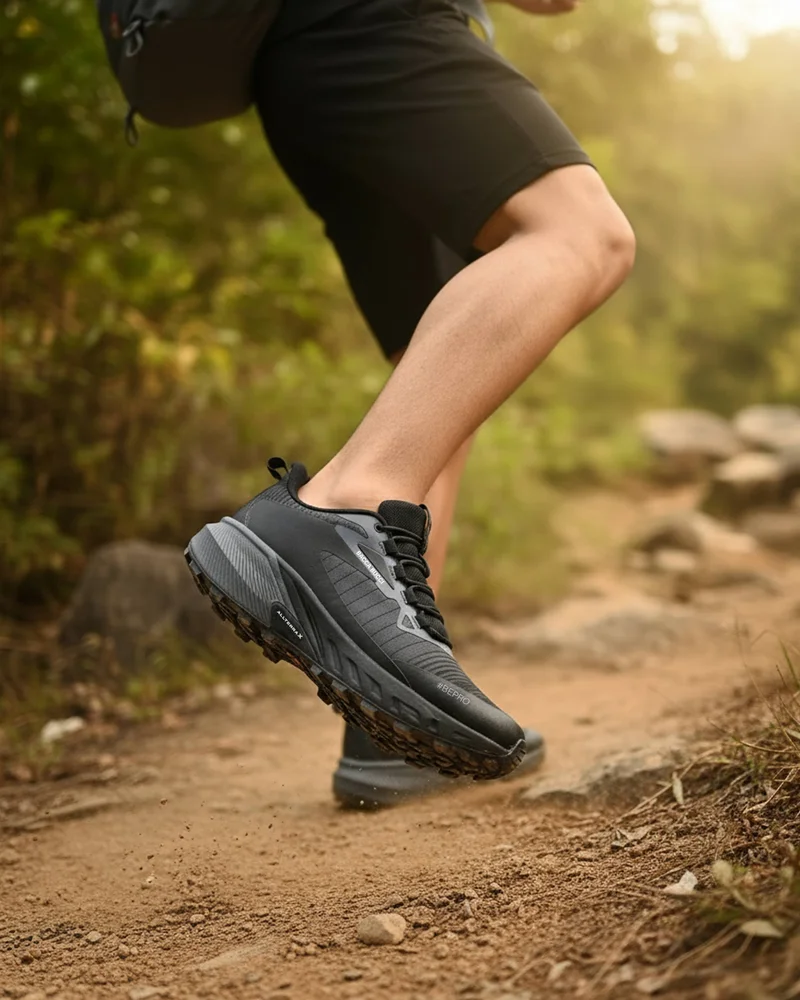 Bacca Bucci Carbon Black TREKZON Sport Shoes for Men | Best Price UAE